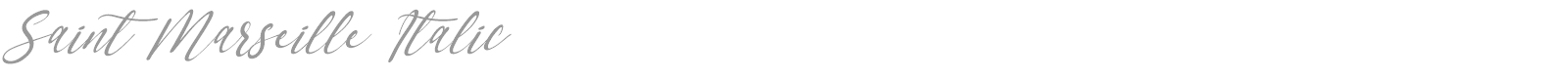 Saint Marseille font preview